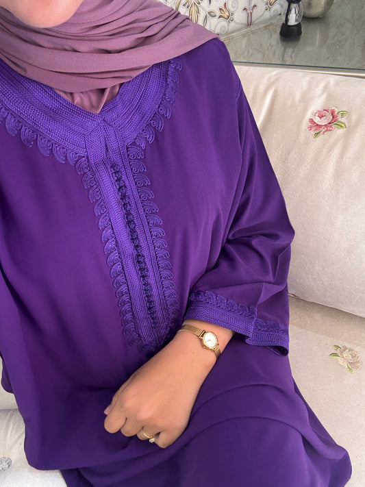 Gandoura Oversize - Meknès Aubergine