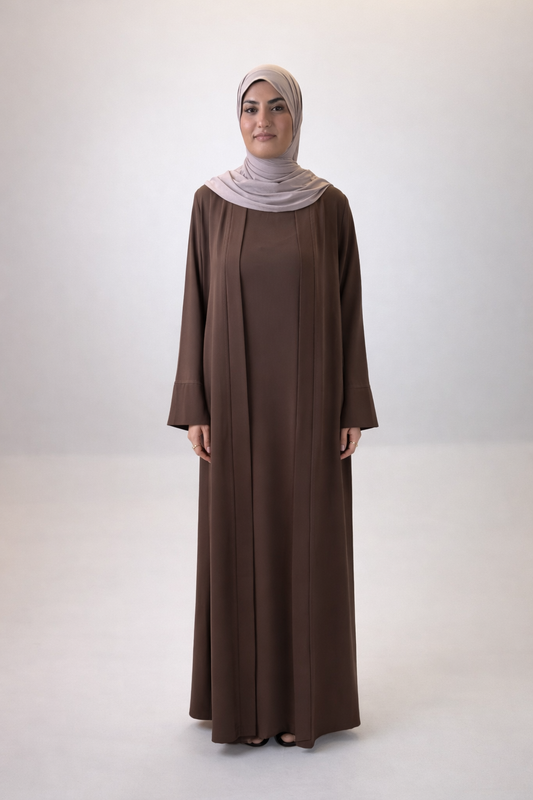 Abaya Set Brown