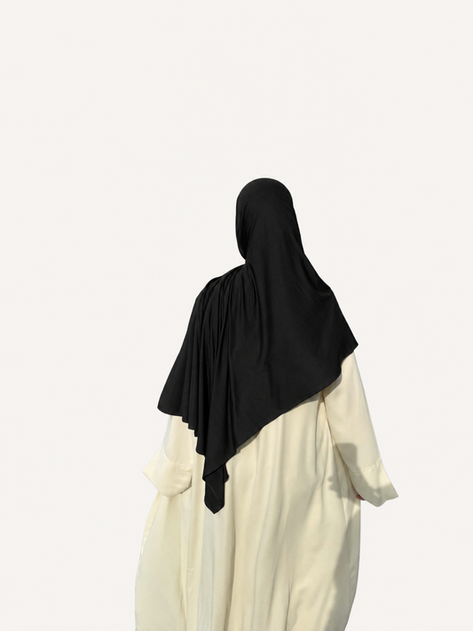 Bamboo Jersey Hijab - Black