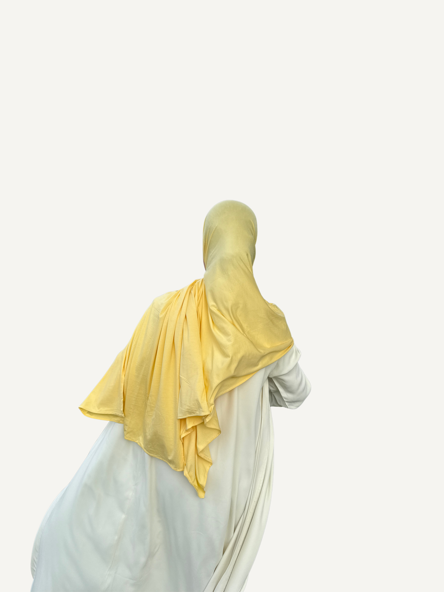 Bamboo Jersey hijab - Yellow