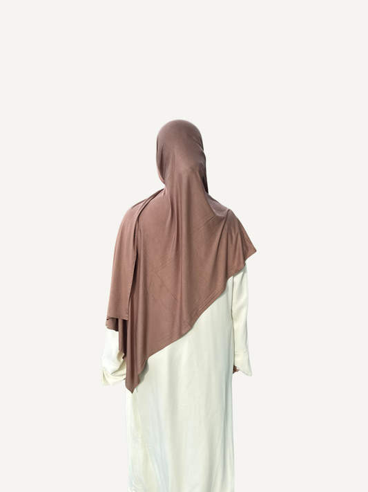 Bamboo Jersey Hijab - Mocha