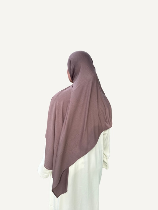 Bamboo Jersey Hijab - Taupe